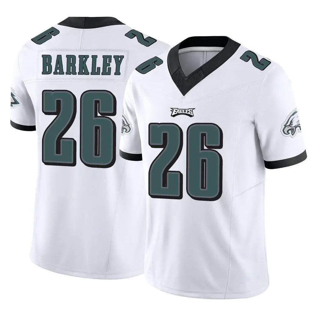 P.Eagles #26 Saquon Barkley Player White Limited Vapor F.U.S.E. Home Game Qdoa Stitched Jerseys