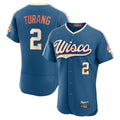 M.Brewers #2 Brice Turang Player Blue 2026 City Connect Home Limited Elite Qdoa Stitched Jerseys