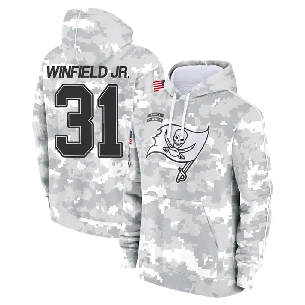 TB.Buccaneers #31 Antoine Winfield Jr. Player Arctic Camo Limited Salute to Service Pullover Hoodies Game Qdoa Stitched Jerseys