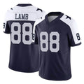 D.Cowboys #88 CeeDee Lamb Player Navy-White Limited Alternate Vapor F.U.S.E. Home Game Qdoa Stitched Jerseys
