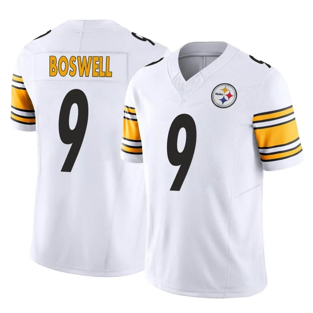 P.Steelers #9 Chris Boswell Player White Limited Vapor F.U.S.E. Home Game Qdoa Stitched Jerseys