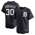 D.Tigers #30 Kerry Carpenter Player Navy Home Limited Game Qdoa Stitched Jerseys