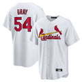 St. Louis Cardinals #54 Sonny Gray Player White Home Game Qdoa Stitched Jerseys