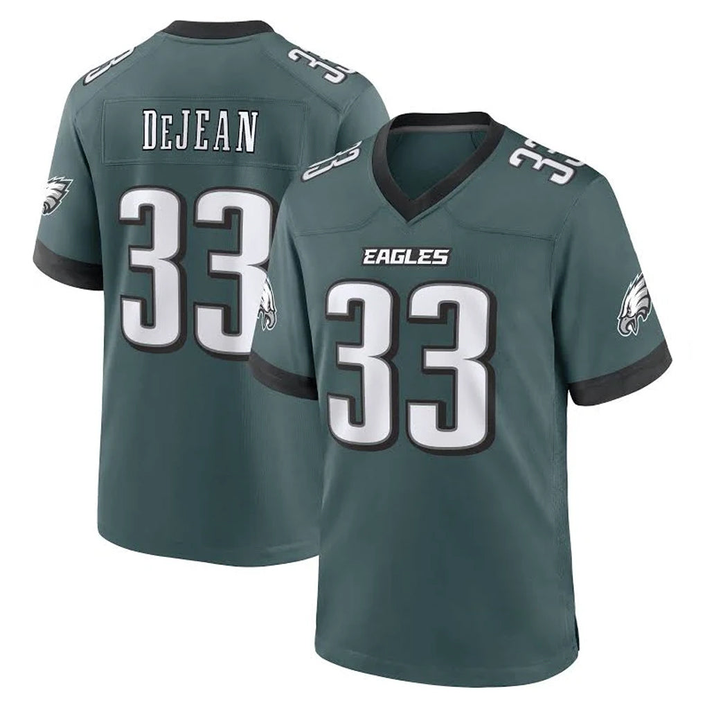 P.Eagles #33 Cooper DeJean Player Green Home Game Qdoa Stitched Jerseys