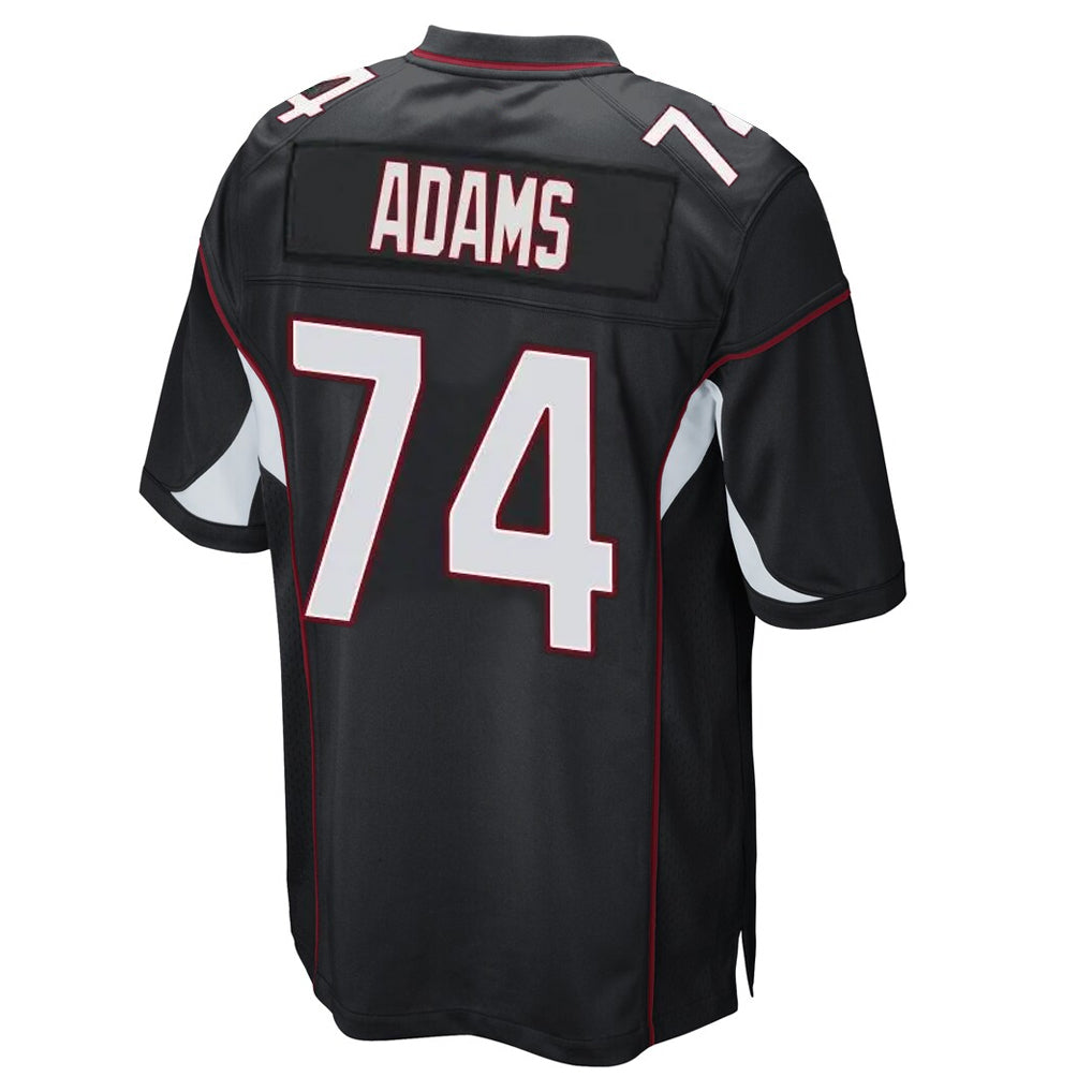 A.Cardinals #74 Isaiah Adams Player Black Home Game Qdoa Stitched Jerseys