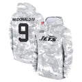 NY.Jets #9 Will McDonald IV Player Arctic Camo Salute to Service Pullover Hoodies Limited Game Qdoa Stitched Jerseys