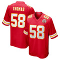 KC.Chiefs #58 Derrick Thomas Player Red Home Game Qdoa Stitched Jerseys