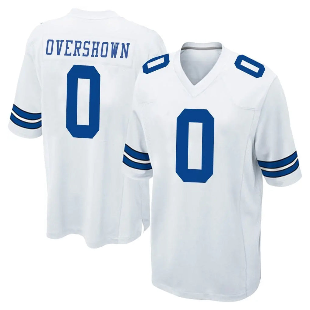 D.Cowboys #0 DeMarvion Overshown Player White Home Game Qdoa Stitched Jerseys