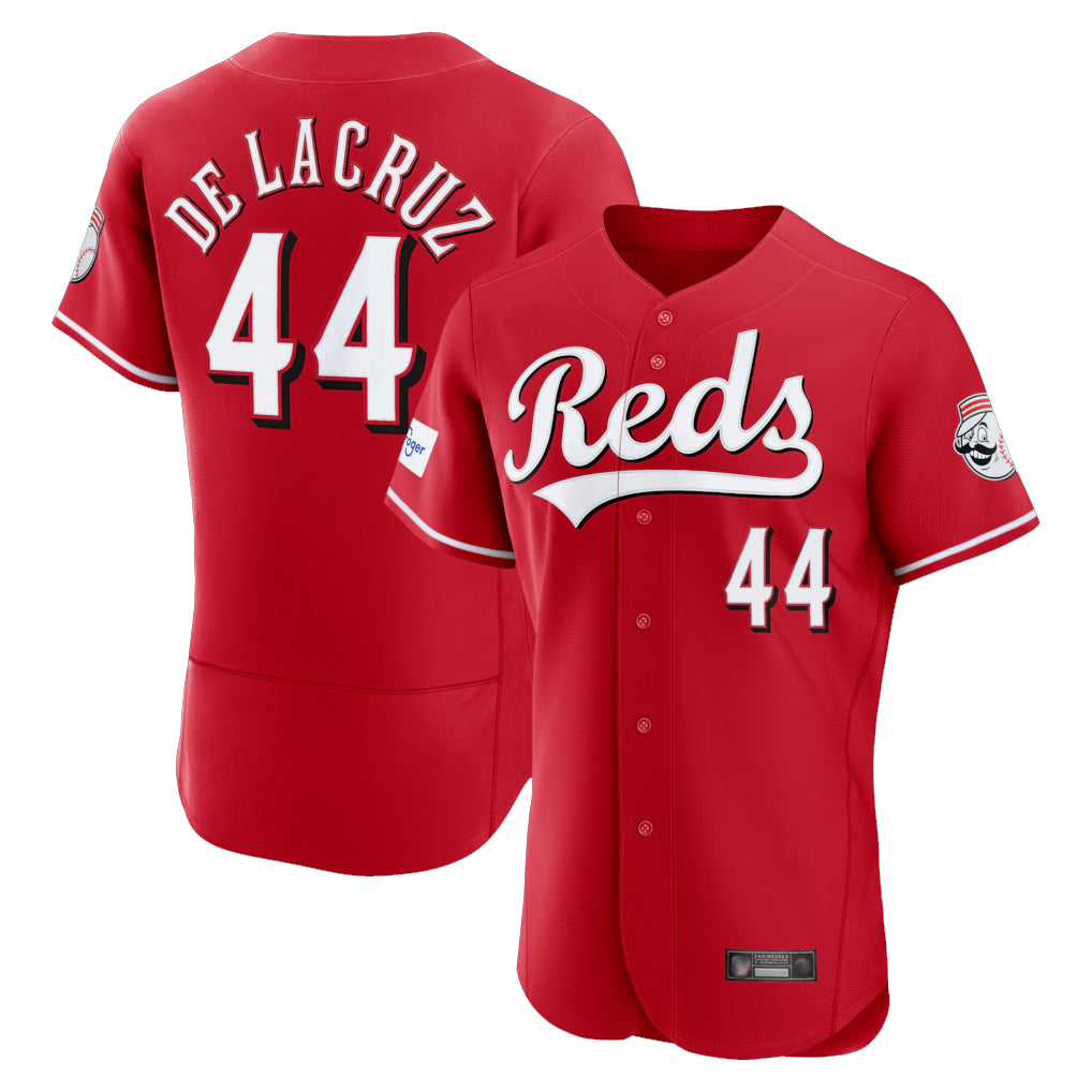 C.Reds #44 Elly De La Cruz Player Red Limited Elite Home Qdoa Stitched Jerseys