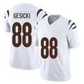 C.Bengals #88 Mike Gesicki Player White Vapor F.U.S.E. Limited Home Game Qdoa Stitched Jerseys