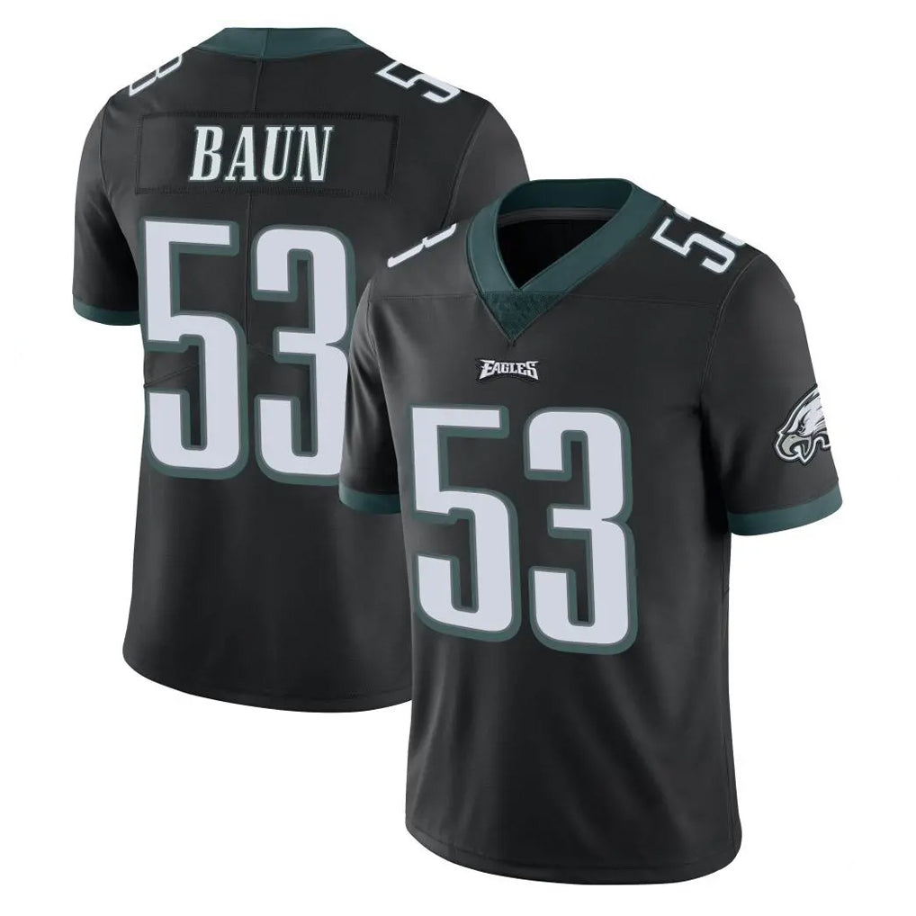 P.Eagles #53 Zack Baun Player Black Limited Vapor Untouchable Home Game Qdoa Stitched Jerseys