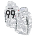 D.Broncos #99 Zach Allen Player Arctic Camo Salute to Service Hoodies Limited Game Qdoa Stitched Jerseys