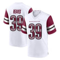 W.Commanders #39 Jeremy Reaves Player White Game Home Qdoa Stitched Jerseys