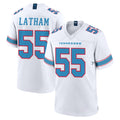 T.Titans #55 JC Latham Player White 2026 Game Home Qdoa Stitched Jerseys