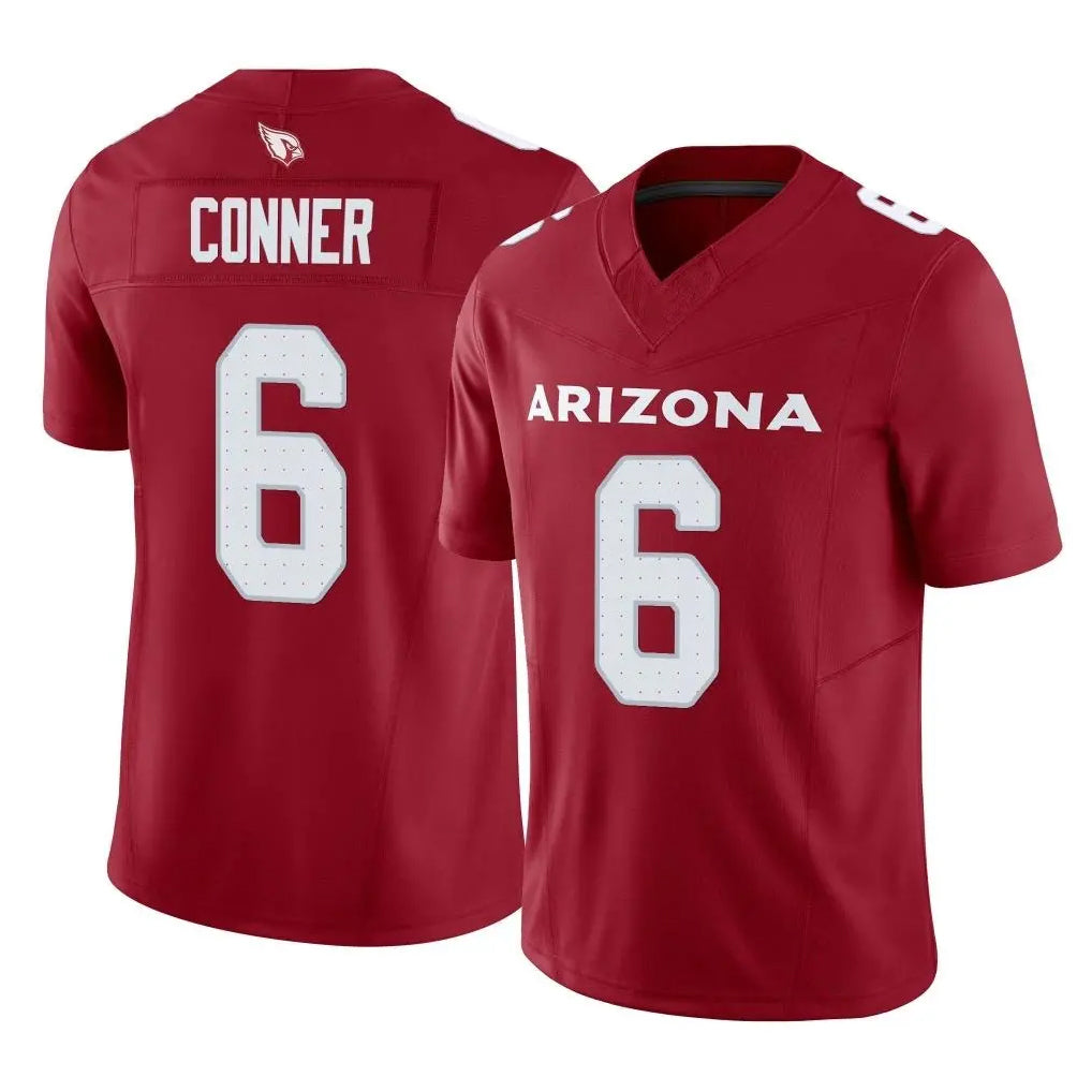 A.Cardinals #6 James Conner Player Cardinal Vapor F.U.S.E. Limited Home Game Qdoa Stitched Jerseys
