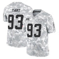 LA.Chargers #93 Teair Tart Player Arctic Camo Salute To Service Limited Game Qdoa Stitched Jerseys