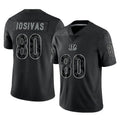 C.Bengals #80 Andrei Iosivas Player Black Reflective Limited Game Qdoa Stitched Jerseys