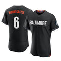 B.Orioles #6 Ryan Mountcastle Player Black City Connect Limited Elite Home Game Qdoa Stitched Jerseys
