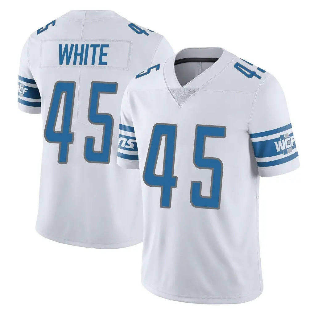 D.Lions #45 Devin White Player White Limited Vapor Untouchable Home Game Qdoa Stitched Jerseys