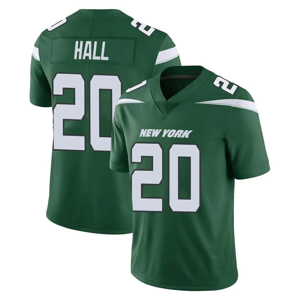 NY.Jets #20 Breece Hall Player Green Limited Vapor Home Game Qdoa Stitched Jerseys