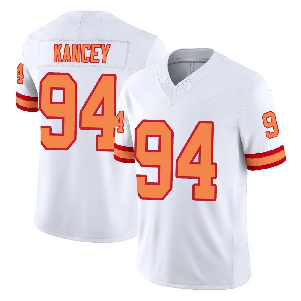TB.Buccaneers #94 Calijah Kancey Player White Limited '76 Vapor F.U.S.E. Home Game Qdoa Stitched Jerseys