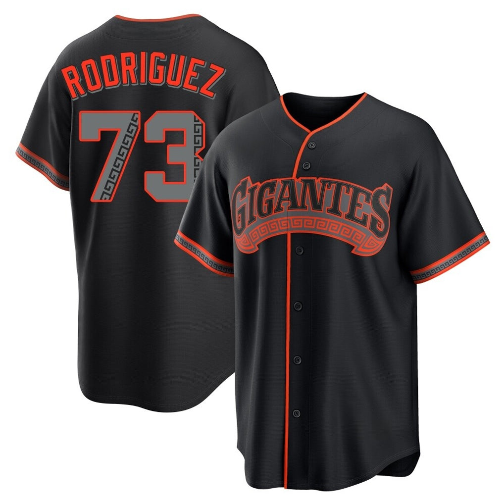 SF.Giants #73 Randy Rodriguez Player Black Alternate Limited Qdoa Stitched Jerseys