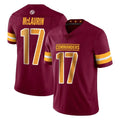 W.Commanders #17 Terry Mclaurin Player Burgundy Limited Vapor Home Game Qdoa Stitched Jerseys