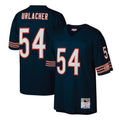 C.Bears #54 Brian Urlacher Player Navy Mitchell & Ness Legacy Replica Qdoa Stitched Jerseys