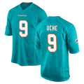 M.Dolphins #9 Joshua Uche Player Aqua Home Game Qdoa Stitched Jerseys
