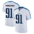 T.Titans #91 John Franklin-Myers Player White Limited Vapor Untouchable Home Game Qdoa Stitched Jerseys