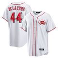 C.Reds #44 Elly De La Cruz Player White Game Home Qdoa Stitched Jerseys
