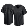 Athletics #25 Brent Rooker Player Black Pitch Fashion T-shirt Home Game Qdoa Stitched Jerseys