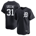D.Tigers #31 Riley Greene Player Navy Home Limited Game Qdoa Stitched Jerseys