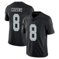 LV.Raiders #8 Kirk Cousins Player Black Limited Vapor Untouchable Home Game Qdoa Stitched Jerseys