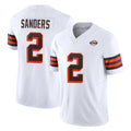 C.Browns #2 Shedeur Sanders Player White Limited Vapor F.U.S.E. Alternate Game Qdoa Stitched Jerseys