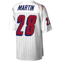 Qdoa NE.Patriots #28 Curtis Martin Mitchell & Ness White Legacy Replica Jersey