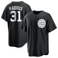 C.Cubs #31 Greg Maddux Player Black Game Qdoa Stitched Jerseys