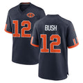 C.Bears #12 Devin Bush Player Navy 2026 Rivalries Collection Home Game Qdoa Stitched Jerseys