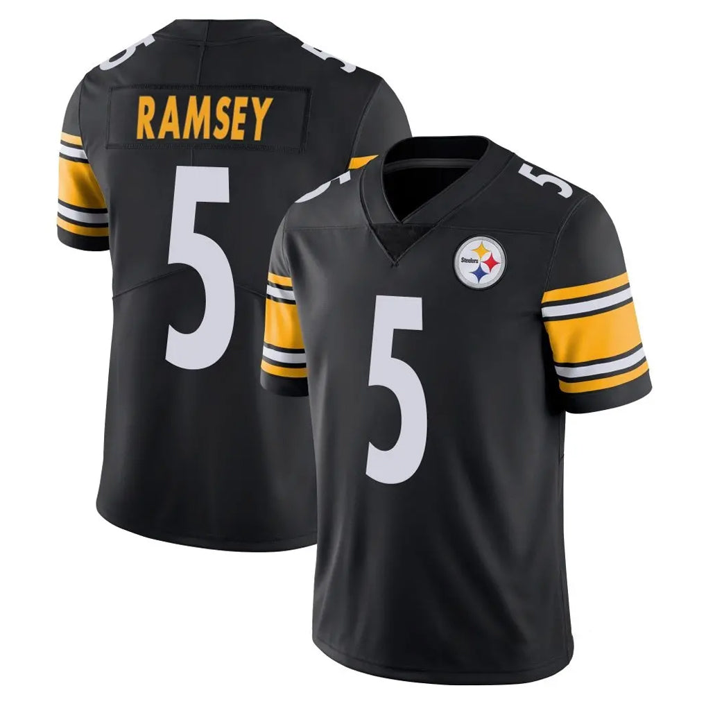 P.Steelers #5 Jalen Ramsey Player Black Limited Vapor Untouchable Home Game Qdoa Stitched Jerseys