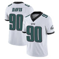 P.Eagles #90 Jordan Davis Player White Limited Vapor Untouchable Home Game Qdoa Stitched Jerseys