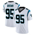 C.Panthers #95 Derrick Brown Player White Vapor Untouchable Limited Game Qdoa Stitched Jerseys