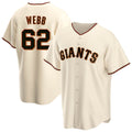 SF.Giants #62 Logan Webb Player Cream Home Game Qdoa Stitched Jerseys