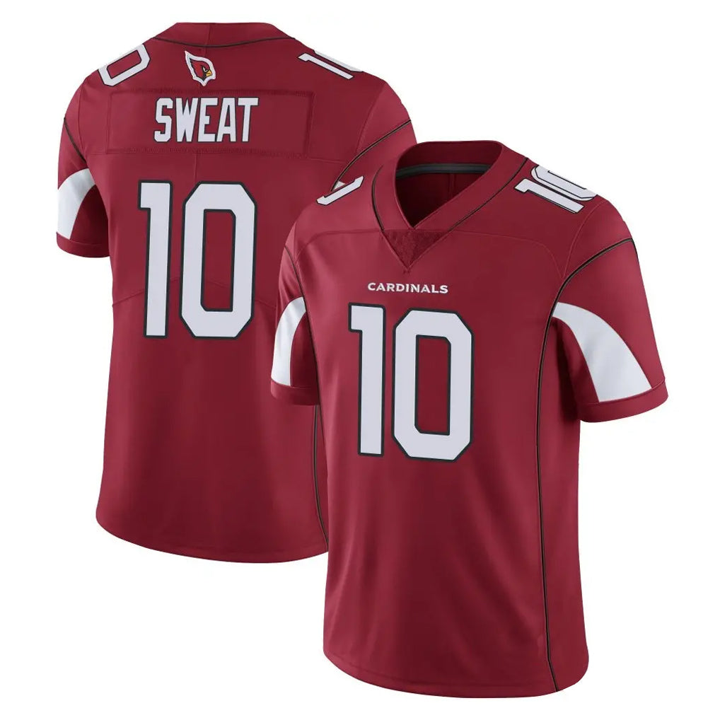 A.Cardinals #10 Josh Sweat Player Cardinal Vapor Limited Home Game  Qdoa Stitched Jerseys