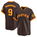 S.Diego Padres #9 Jake Cronenworth Player Brown Home Cooperstown Collection Replica Game Qdoa Stitched Jerseys