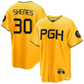 P.Pirates #30 Paul Skenes Player Gold City Connect Home Limited Qdoa Stitched Jerseys