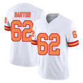 TB.Buccaneers #62 Graham Barton Player White Limited '76 Vapor F.U.S.E. Home Game Qdoa Stitched Jerseys