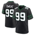 NY.Jets #99 T'Vondre Sweat Player Black Legacy Home Game Qdoa Stitched Jerseys