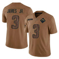 LA.Chargers #3 Derwin James Jr. Player Brown Salute To Service Limited Qdoa Stitched Jerseys