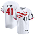 M.Twins #41 Joe Ryan Player White Home Limited Qdoa Stitched Jerseys