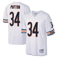 C.Bears #34 Walter Payton Player White 1985 Walter Payton Mitchell & Ness Throwback Retired Qdoa Stitched Jerseys